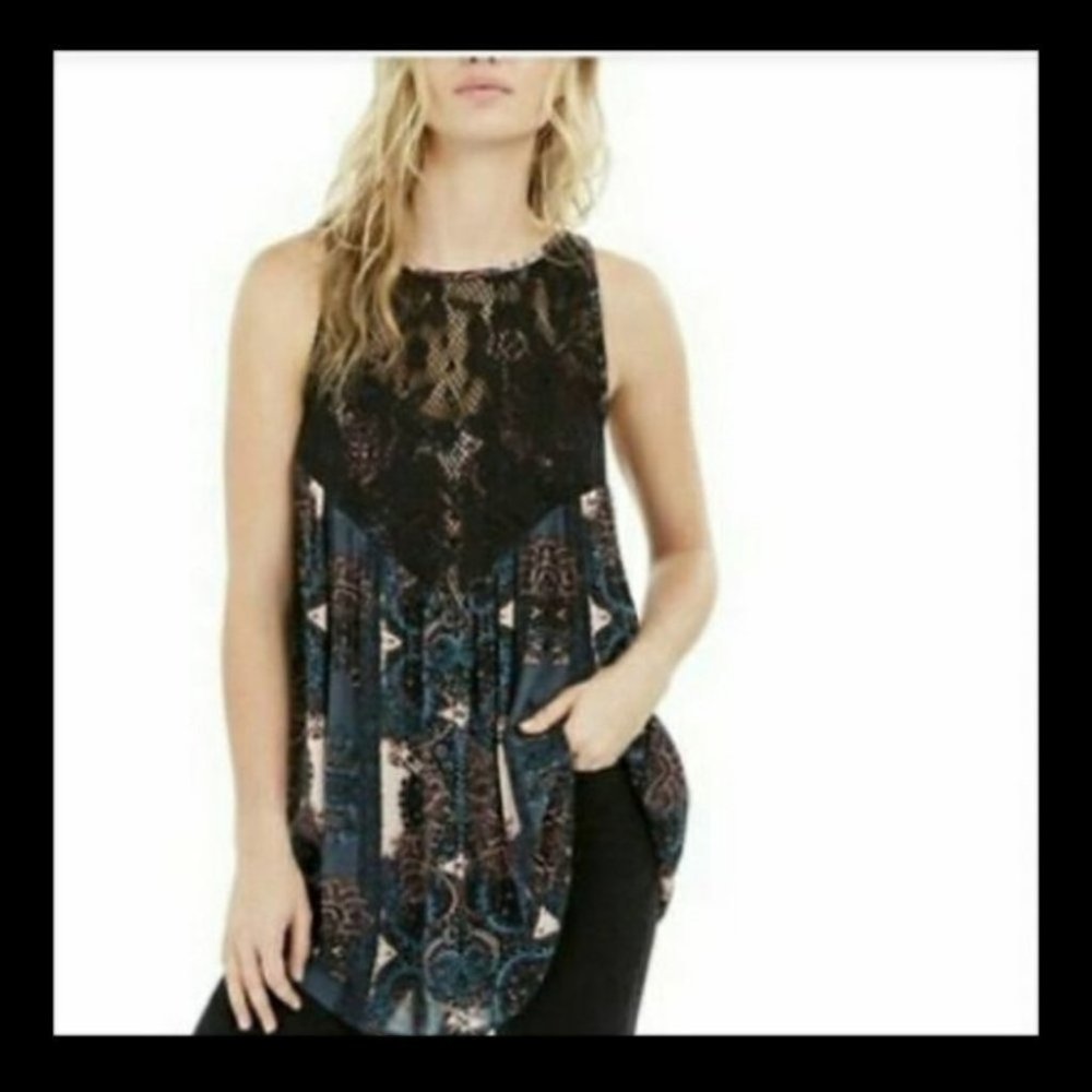 Free People Count Me In Trapeze Top - NWT